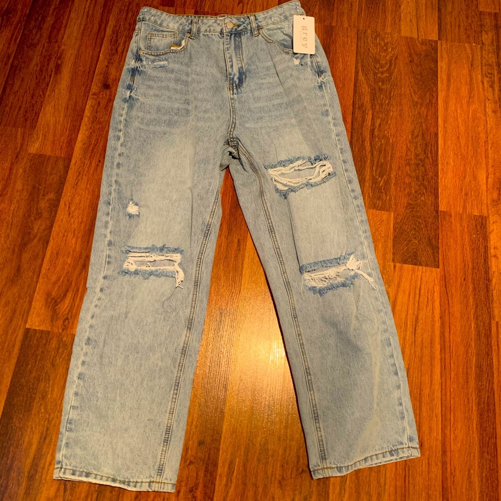 Grey Bandit “boyfriend” jeans